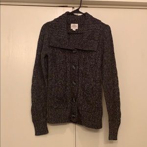 Charcoal gray cardigan